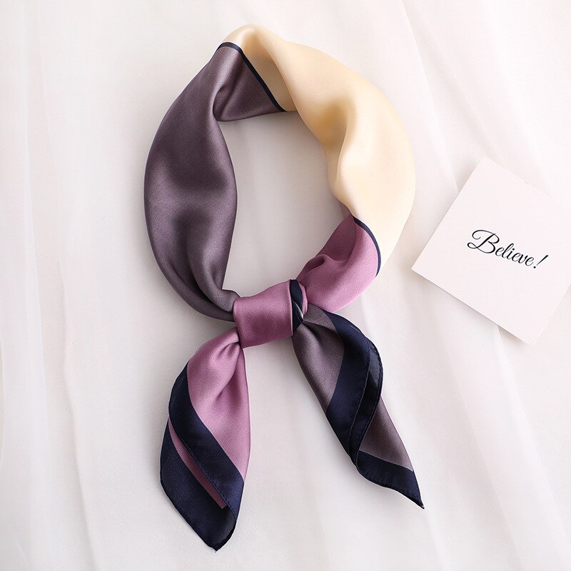 Foulard Décontracté Décoration Tricolore Femme