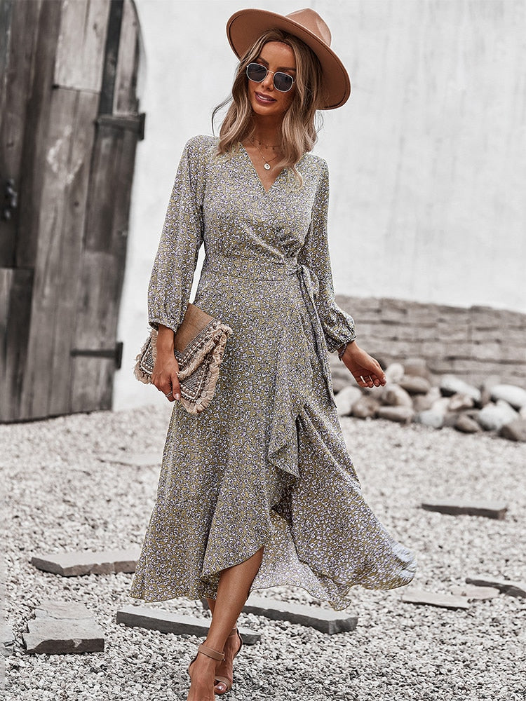 Robe Légère à Fleur Femme