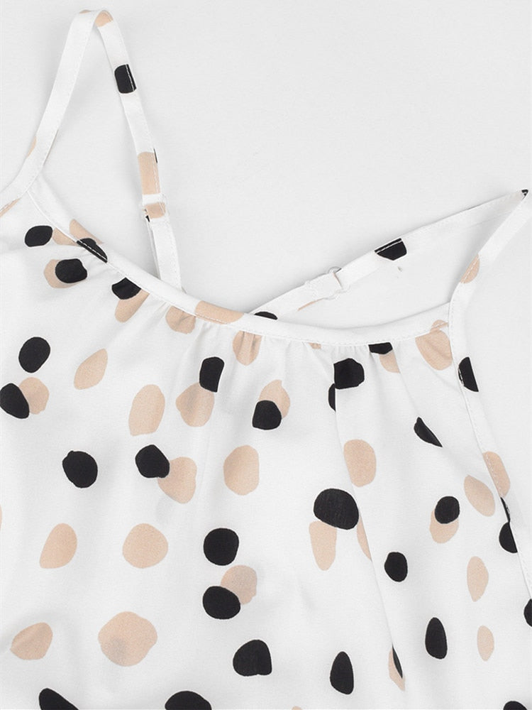 Robe Légère à Pois Femme