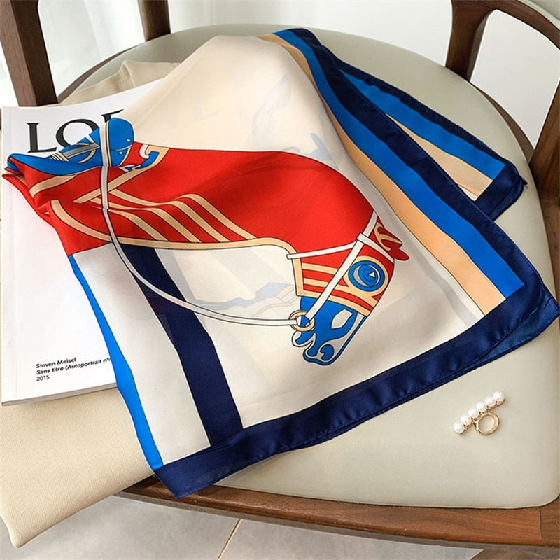 Foulard Cheval Carré Femme
