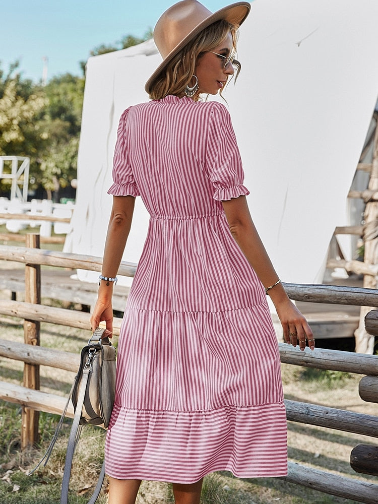 Robe Classique Été Femme