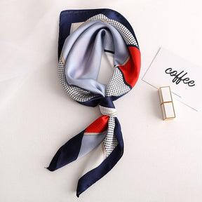 Foulard Décontracté Décoration Tricolore Femme