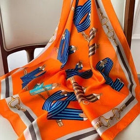 Foulard Carré Original et Sophistiqué Femme
