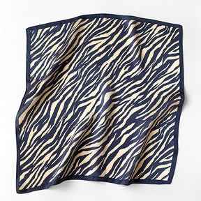 Carré 100% Soie Décoration Zèbre Femme