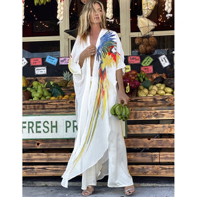 Robe Blanche Motif Ara