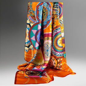 Foulard Bandana 100% Soie Femme