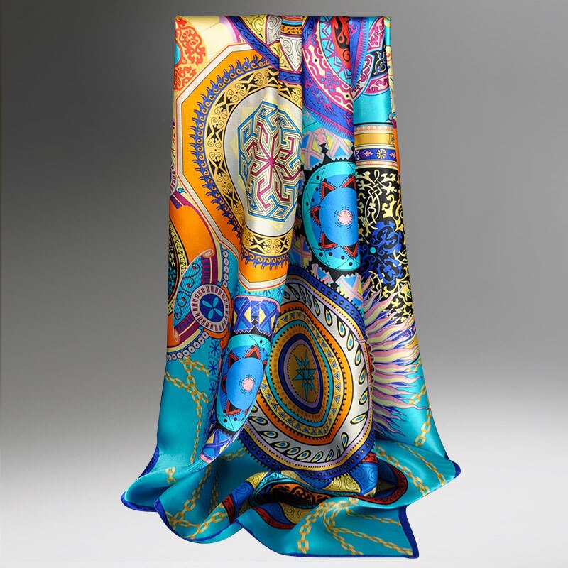 Foulard Bandana 100% Soie Femme