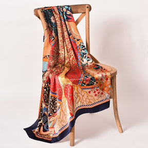 Foulard Carré Chic 100% Soie | La Parisienne