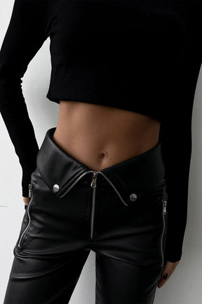 Noé - Pantalon En Cuir