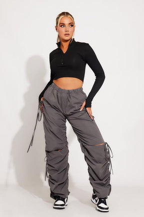 Pantalon Cargo Ruby - Gris
