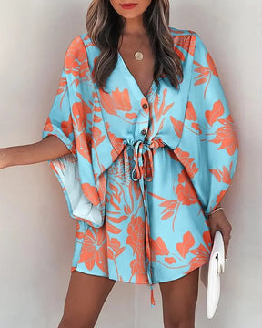 Robe Décoration Fleur Femme