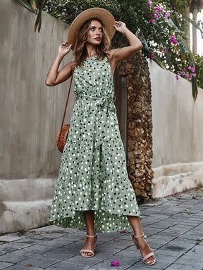 Robe Légère à Pois Femme