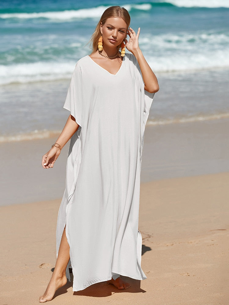 Robe de Plage Chic Blanche Femme