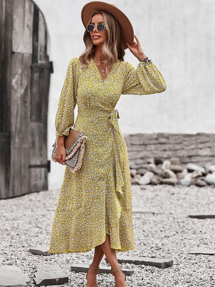Robe Légère à Fleur Femme