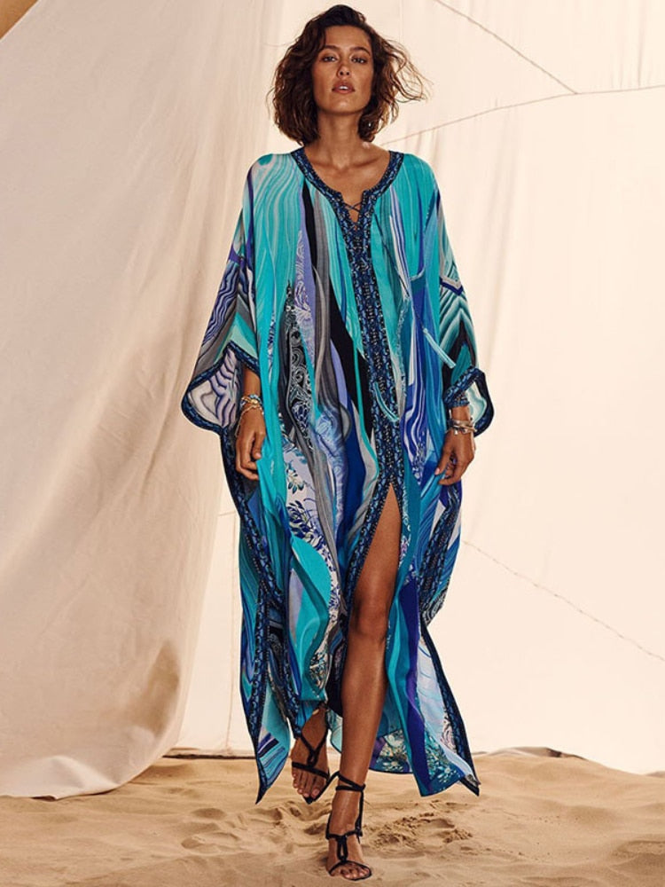 Robe de Plage Légère Femme