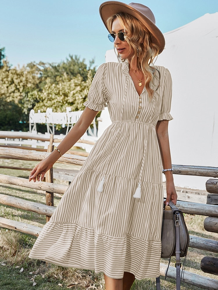 Robe Classique Été Femme