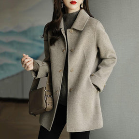 Manteau en Laine - Brune