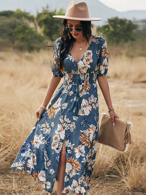 Robe Longue à Fleur
