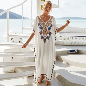 Robe de Plage Décoration Fleurit