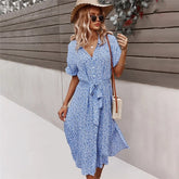 Robe Légère à Fleur Femme