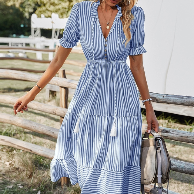 Robe Classique Été Femme