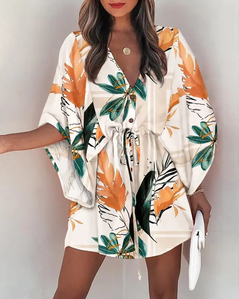 Robe Femme Décoration Fleur Classique