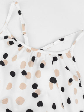 Robe Légère à Pois Femme