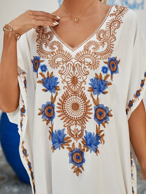 Robe de Plage Décoration Fleurit