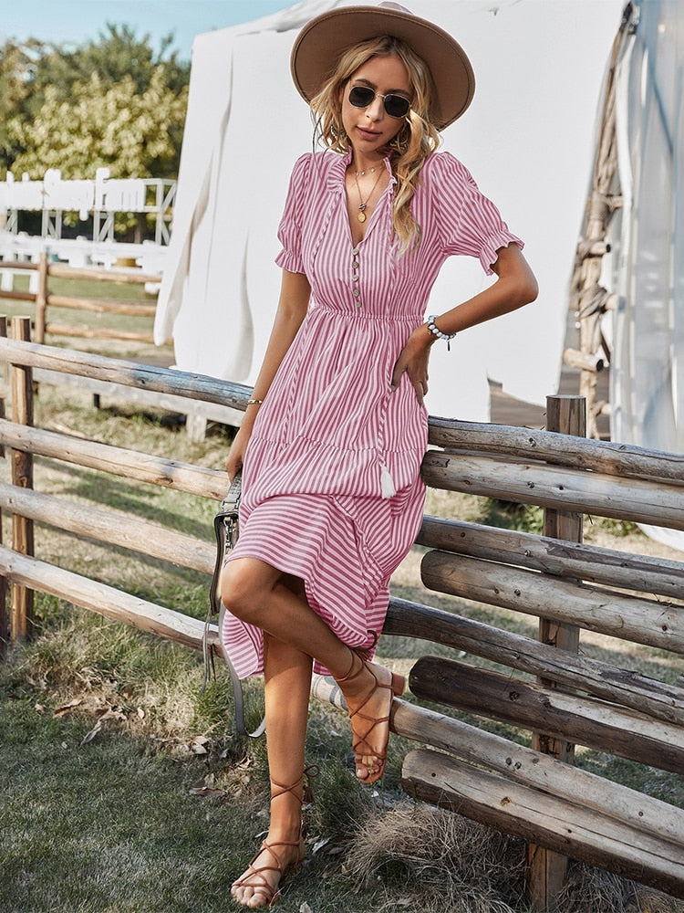 Robe Classique Été Femme