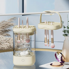 Nettoyeur de Pinceaux et d'Éponges de Maquillage Élégance